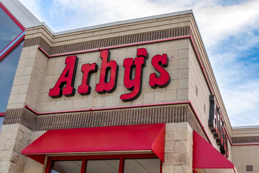 Arby's drive through is a famous restaurant founded in Columbus, Ohio