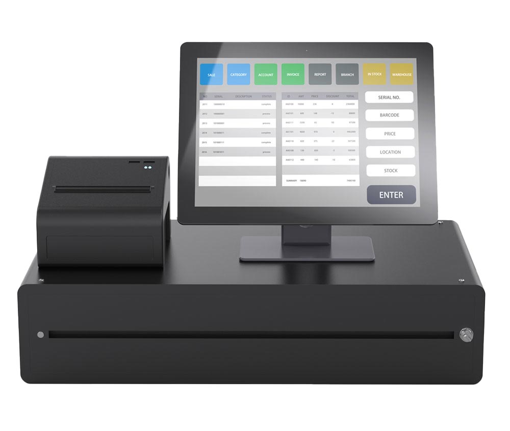 Restaurant mobile app integration with cash register