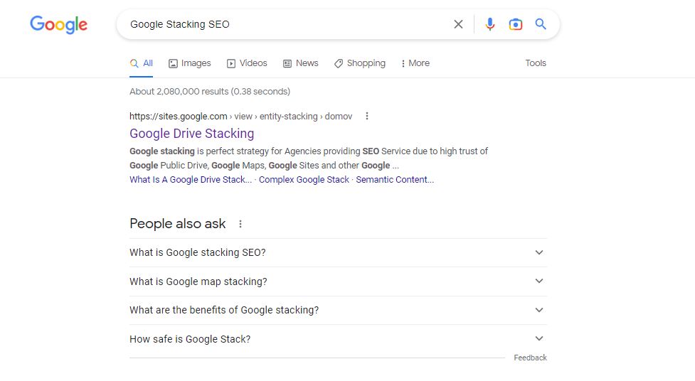 Google Stacking