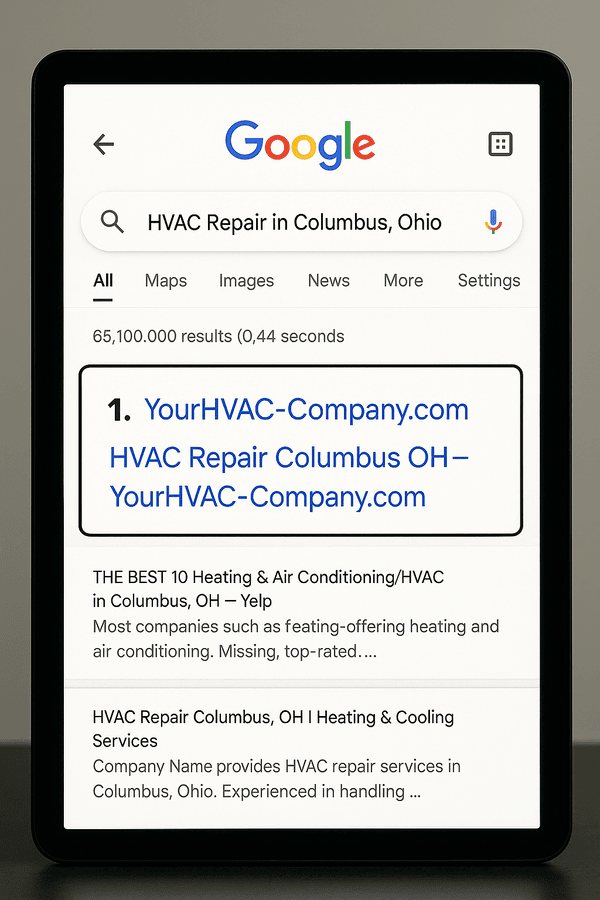 HVAC Company SEO (search engine optimization)