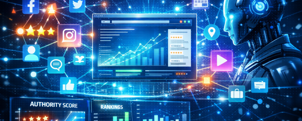 An image depicting AI driven analytics in digital marketing